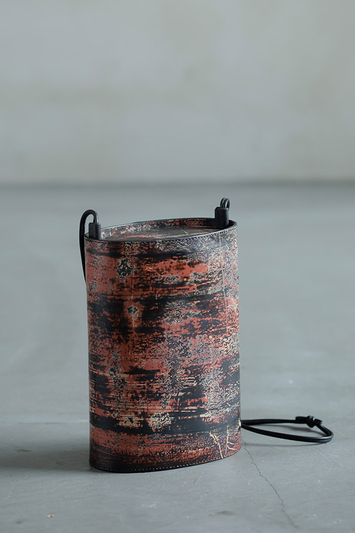 本池大介 漆皮ショルダーバッグ primalmemories - galerie a